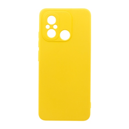 Чехол Colorful Case TPU для Redmi 12C лимонно-желтый